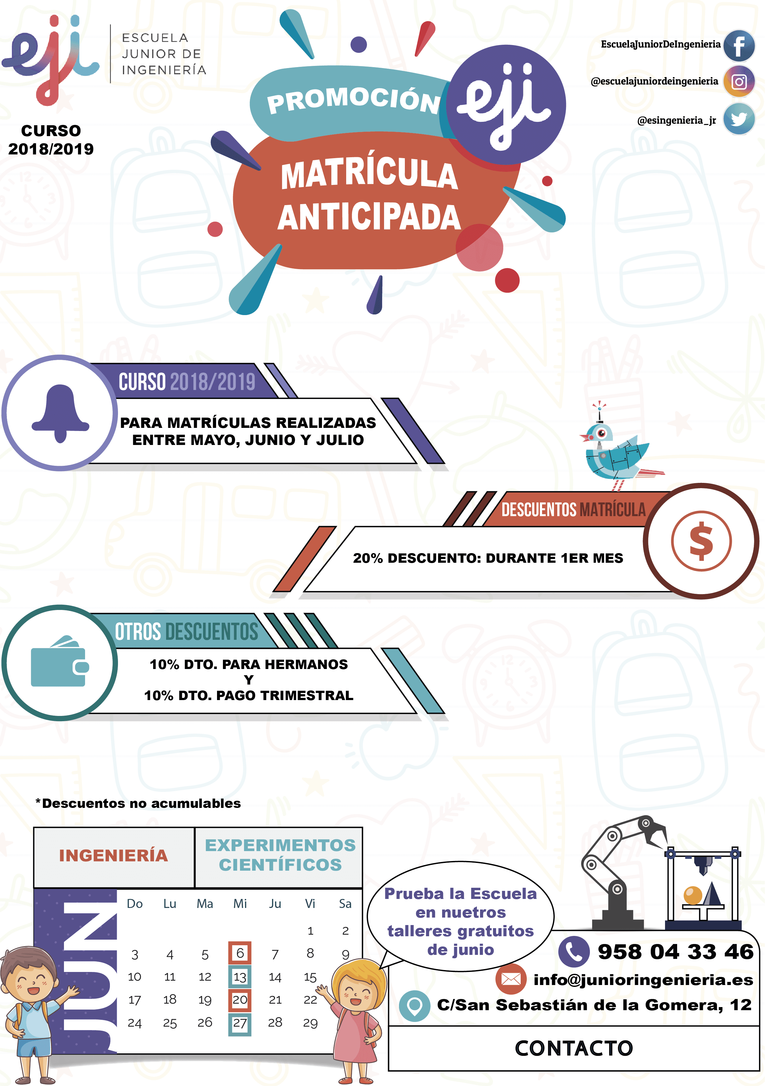 Promoción Matrícula Anticipada 2018 - 2019