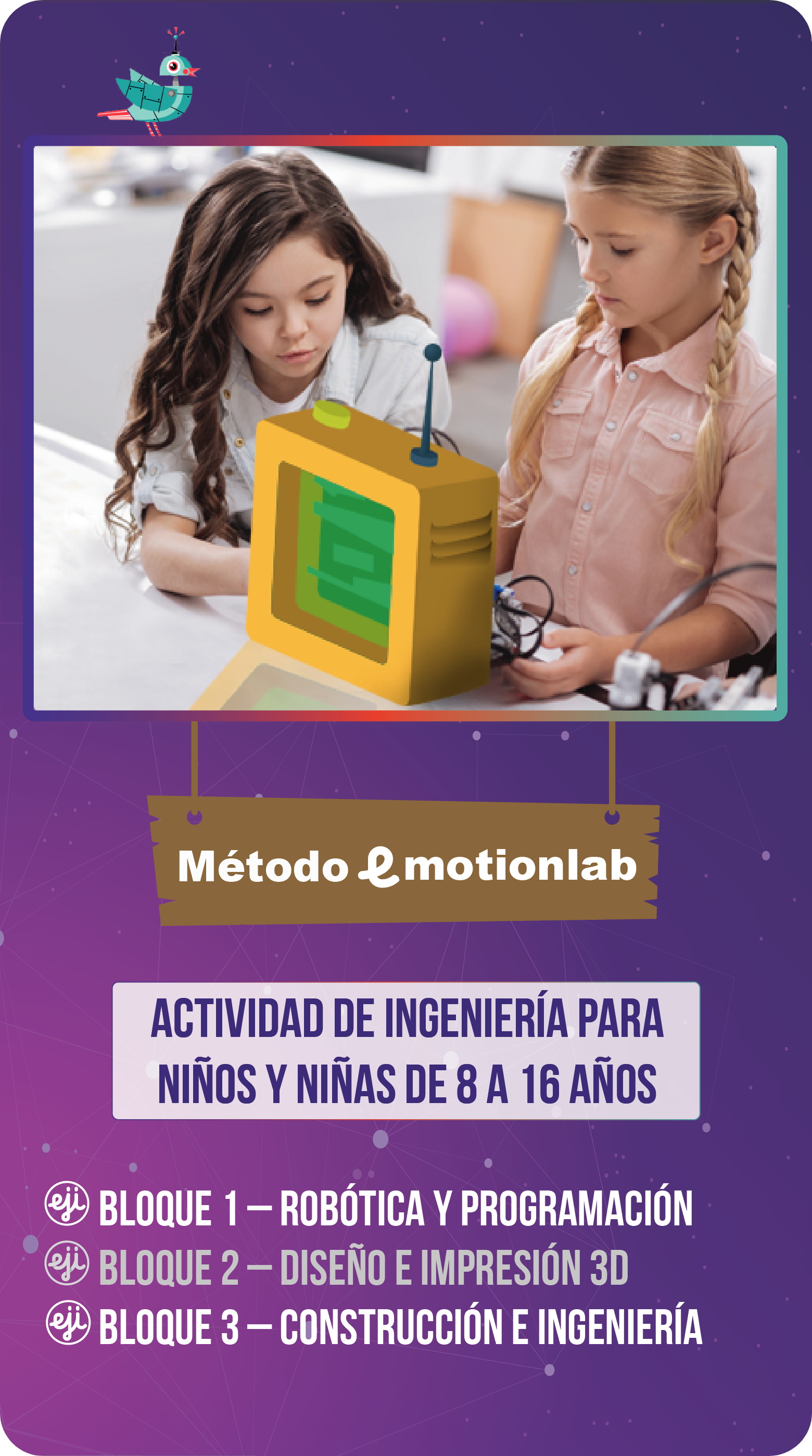 Curso de robótica para niñas y niños